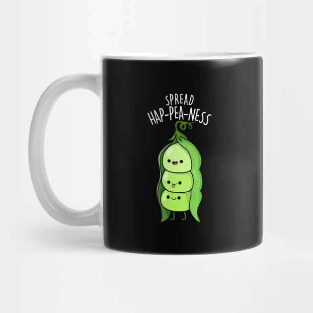 Spread Hap-pea-ness Cute Happy Peas Pun by punnybone